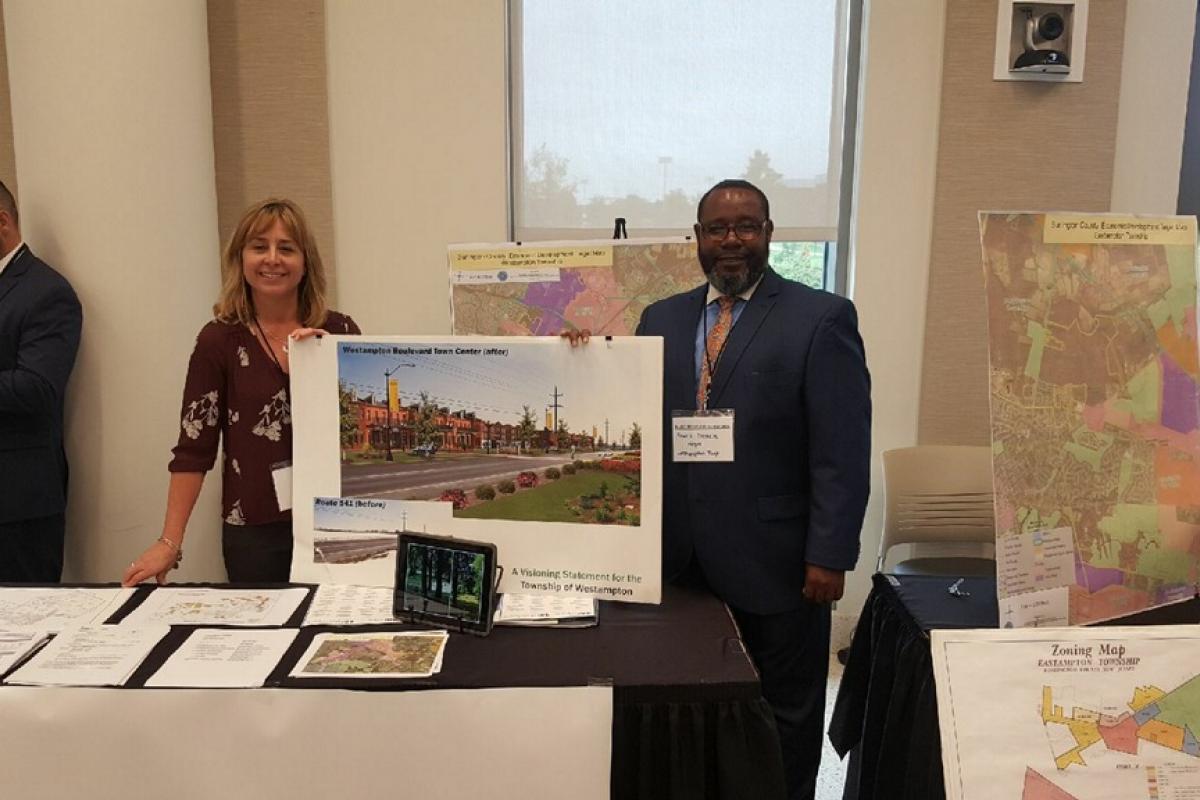Mayor Andre Daniels and Maria Carrington