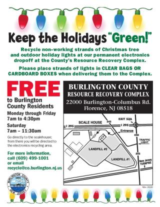 Holiday Light Recycling