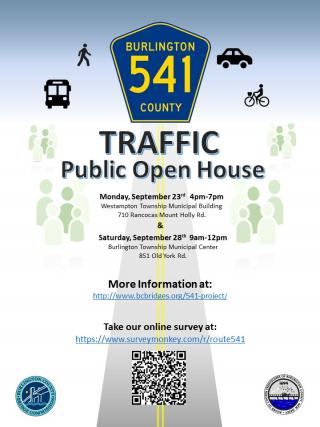 Burlington County Route 541 Traffic Study Public Open House