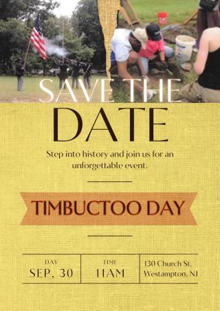 Timbuctoo Day