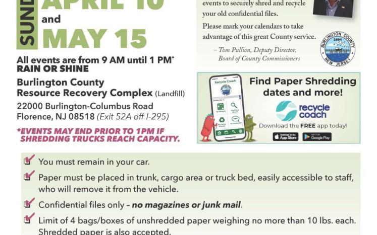 2022 Paper Shred Events